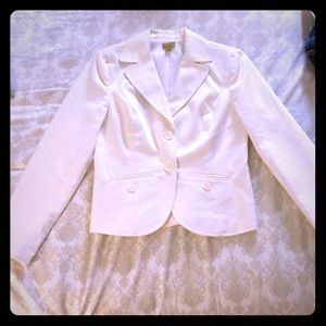 White dress blazer